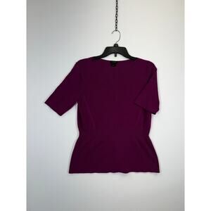 Ann Taylor Sweater Women’s Size Large Purple Pullover Rayon Blend